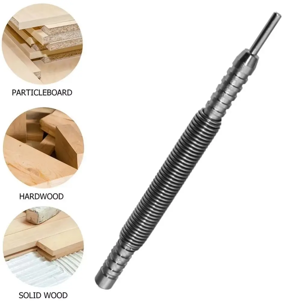 

Double Head Hammerless Nail Set Center Holes Punch Door Pin Spring Tool Metal Spring Loaded Marking Drill Bit Handtool