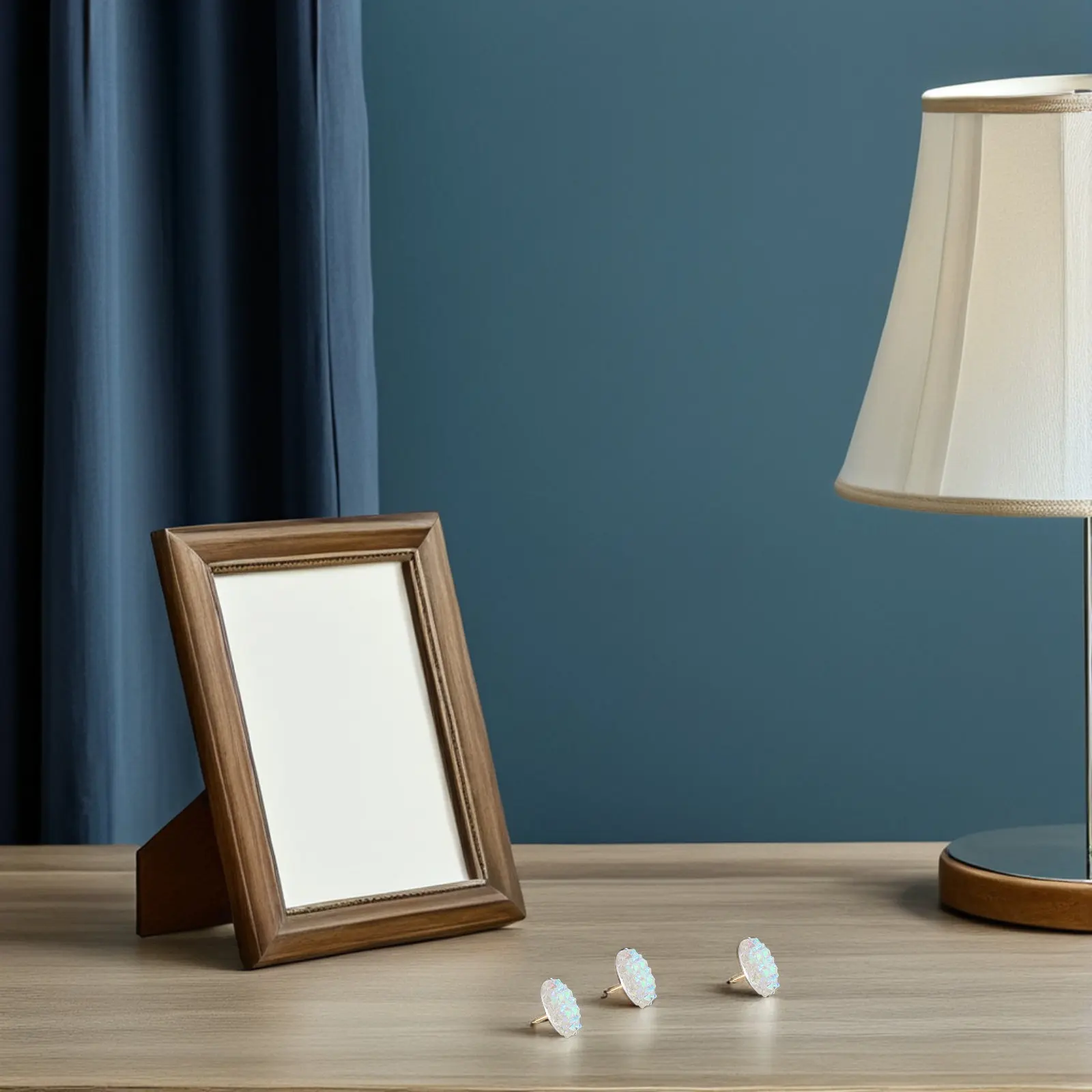 

40Pcs Ornamental Metal Push Pins Rhinestone Decorative Thumb Tacks for Bulletin Board Accessories Photo Holder Posters Office