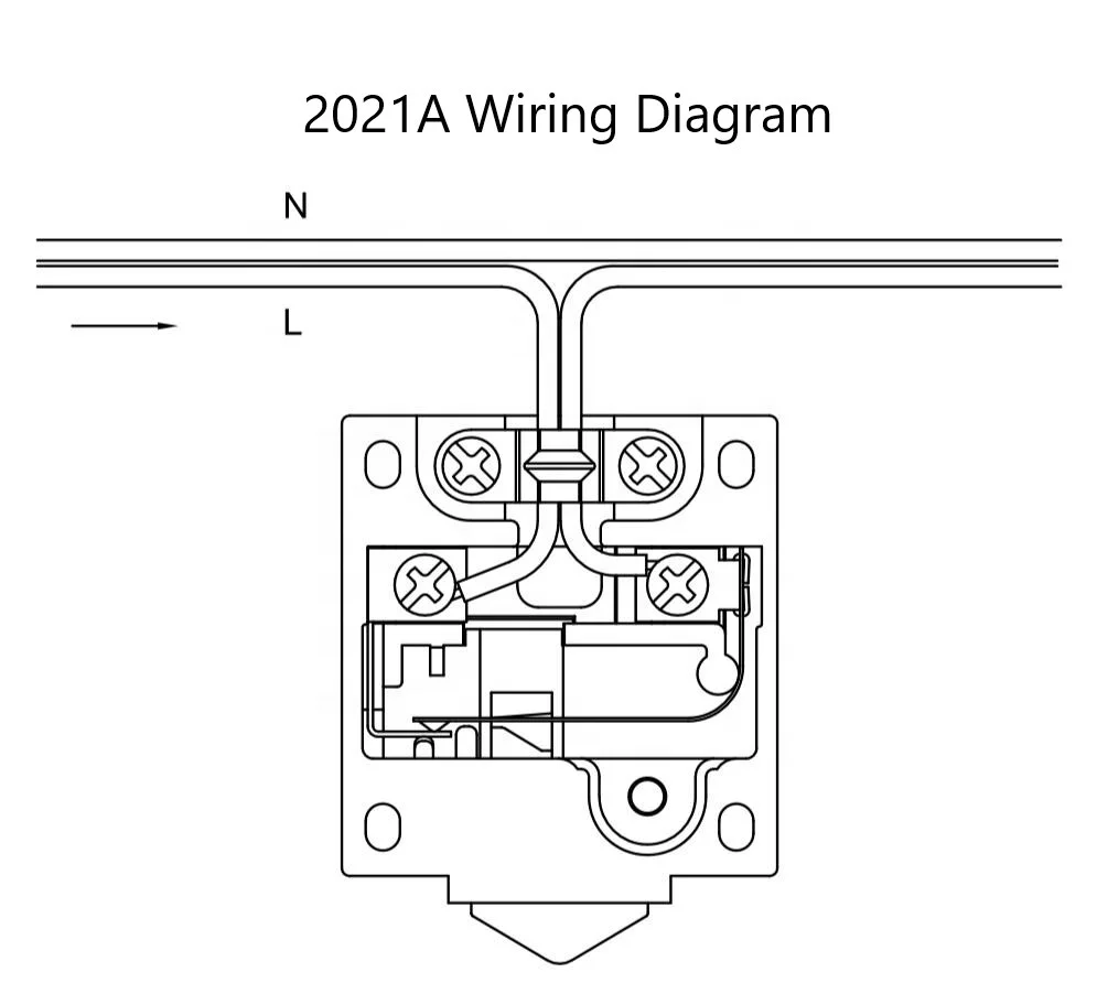 202 Interruptor de luz momentáneo normalmente cerrado para puerta de armario y armario