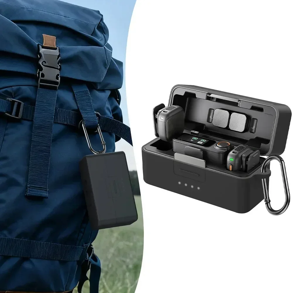 Silicone Protective Case For DJI Mic3 Shockproof & Wear-Resistant Charging Case Protective Cover Part Consumer Electronics