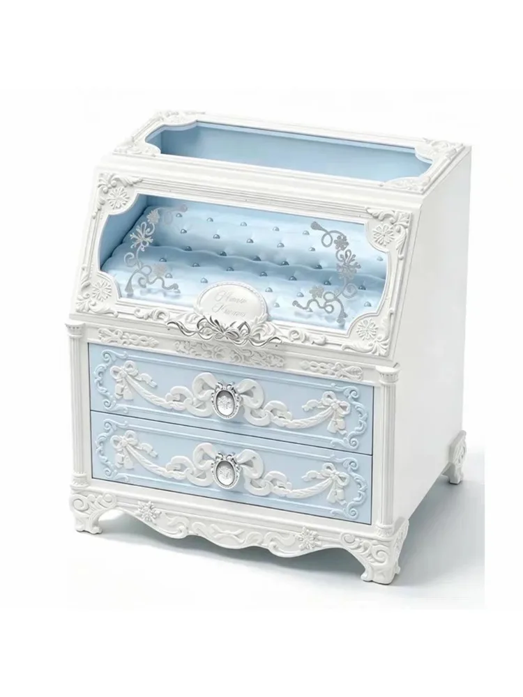 Flower Knows Snow Ballet Leere Große Geschenkbox Make-up Aufbewahrungsbox Kosmetik-Organizer Luxuriöse Balletcore Präsentationsbox