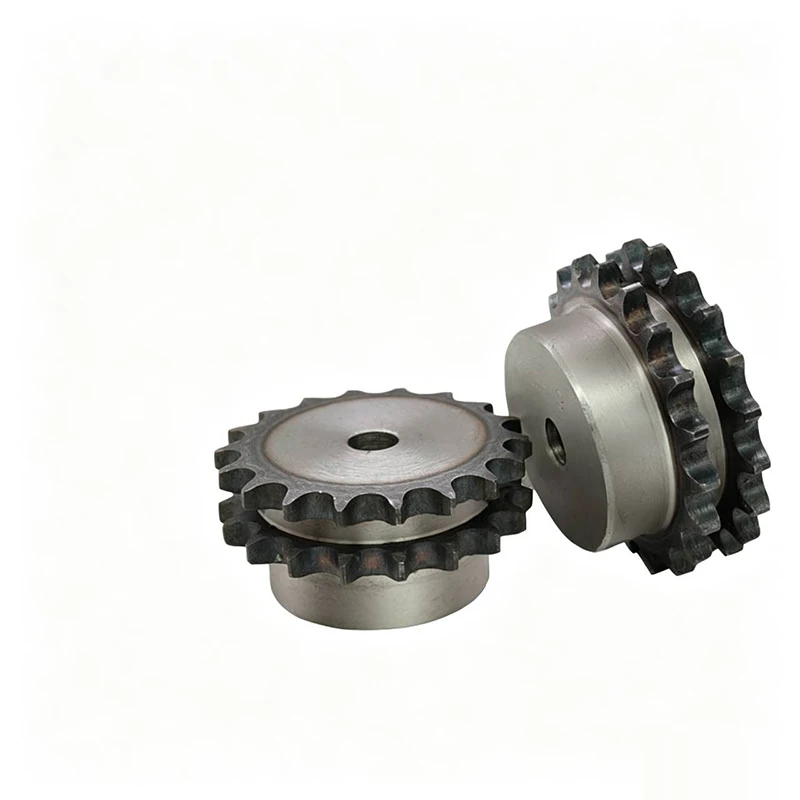 08B-2 Double Strand Sprocket 4-Pitch 22T/23T/24T/25T/26T/27T/28T/29T/30T/31T/32T Boss Sprocket for 08B-2 Chain Hardened Teeth