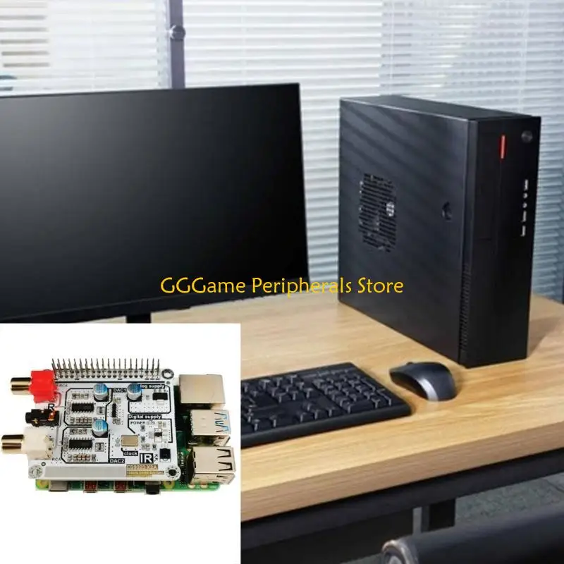 U55B HiFi DAC لوحة توسيع محول رقمي تناظري DAC استبدال لوحة فك التشفير