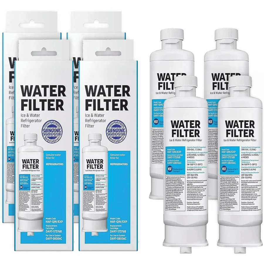 

Samsunng HAF-QIN/EXP Refrigerator Water Filter Replacement Compatible with DA97 Advanced Carbon Block Filtration for Fresh Drin