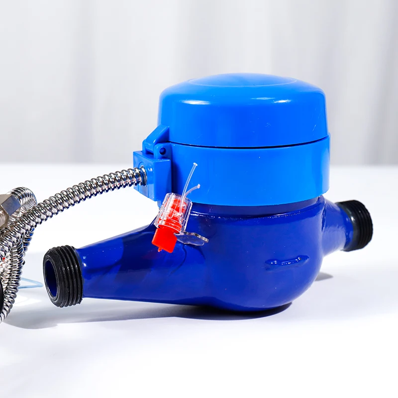 DN25 485 Communication 12/24V Power Supply Intelligent Electronic Remote Water Meter LCD Digital Display PLC Modbus Protocol