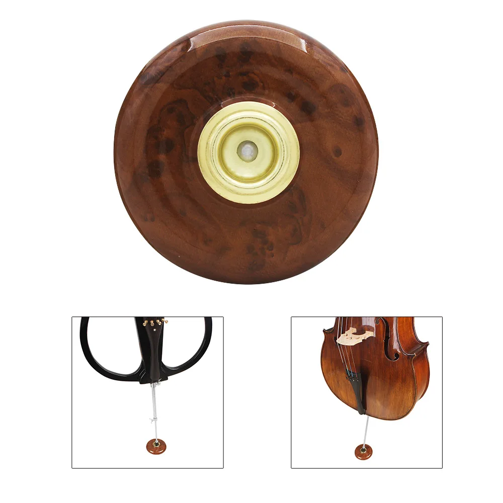 Cello Bird's Eye Slip Mat Bodenschutz Zubehör Saiteninstrument Fitting Viola Pad End Pin Anti-Rutsch-Ständer Musikwerkzeuge – Detail 11