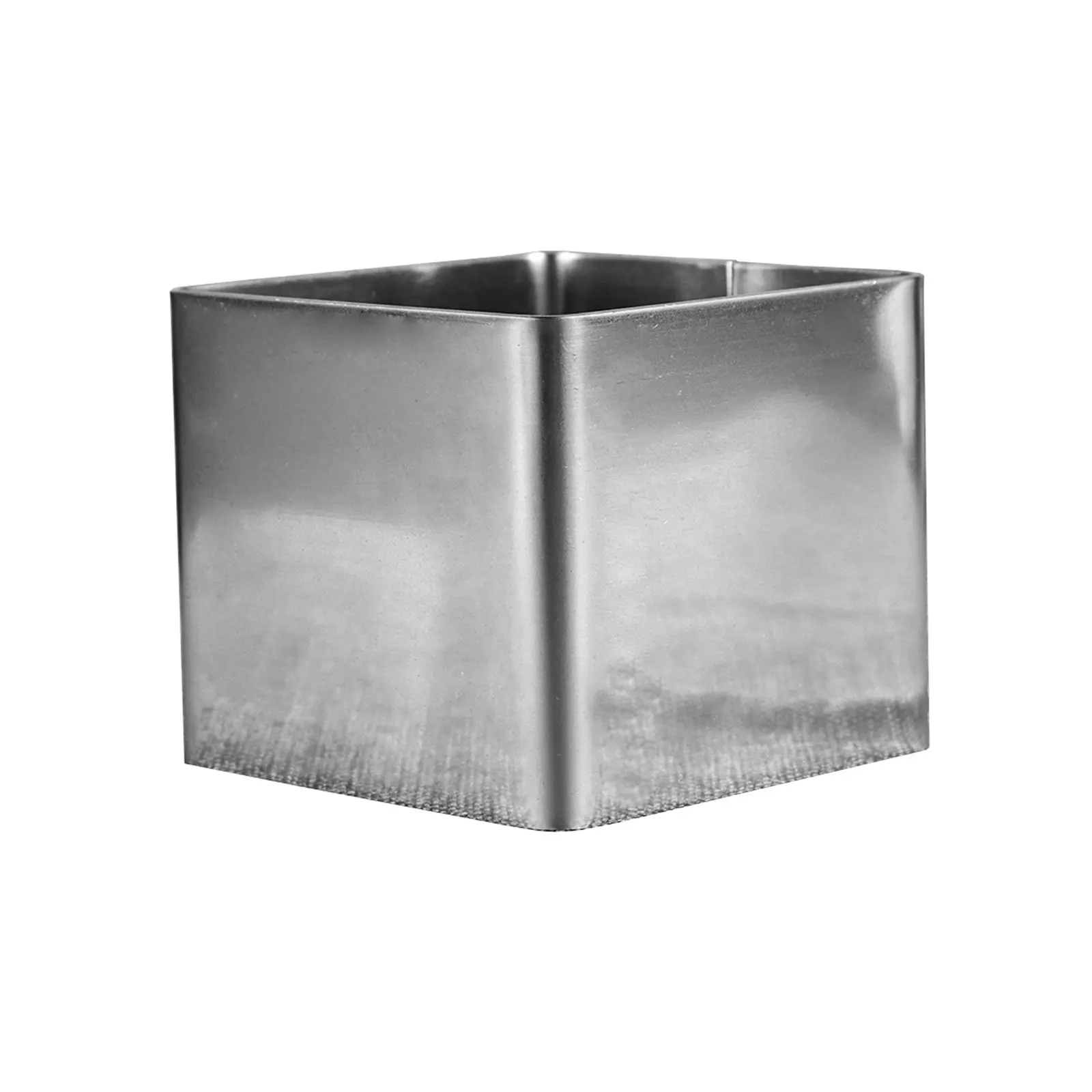 

3 Inch Silver Mousse Mold Stainless Steel Cake Ring Non-Stick Baking Tool Easy to Lift No Sticking DIY Pastry Cake