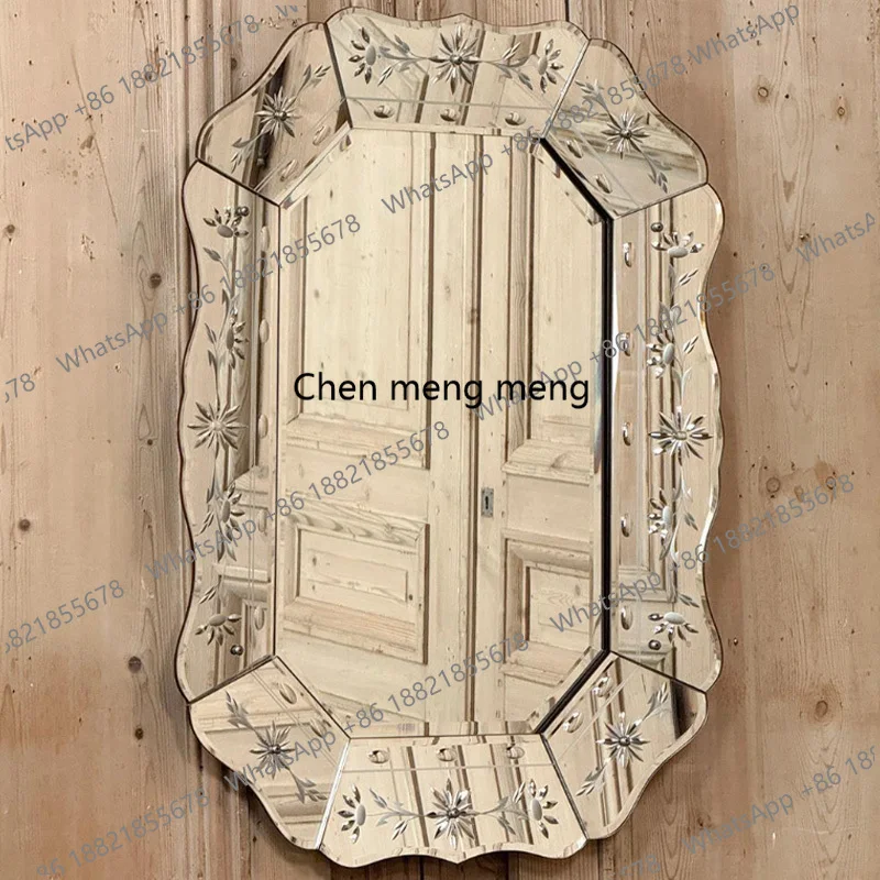 

Makeup mirror wall-mounted fitting mirror bedroom dressing bedroom wall-mounted makeup mirror