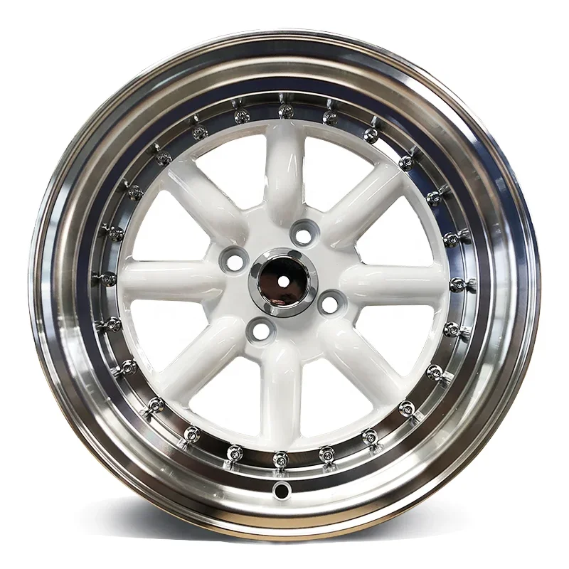 

New design hot selling mag alloy wheel 4 holes 15 inches aluminium rims PCD 100