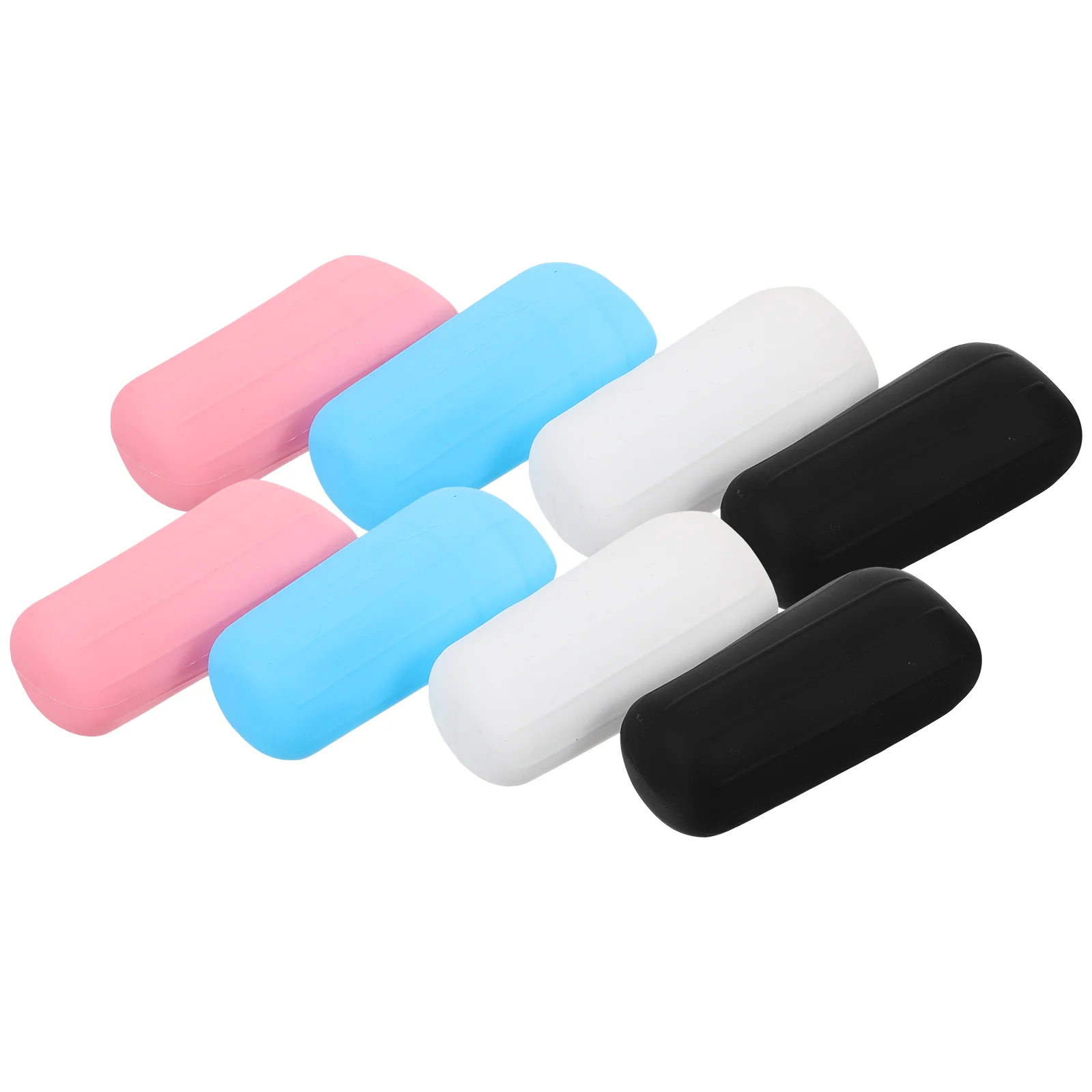 

8 Pcs Silicone Leak-proof Sleeve Travel Bottles Elastic Sleeves Covers Silica Gel for Proofing Container