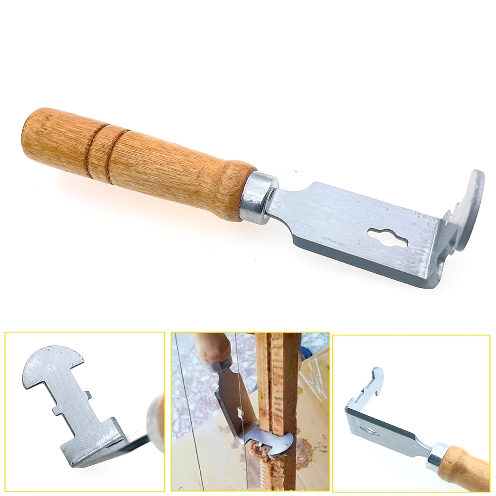 

1PCS Beehive Frame Cleaner Shovel Uncapping Scraper Free Of Debris Scoop Out Wax Beekeeping Wooden Handle Stainless Steel Blade