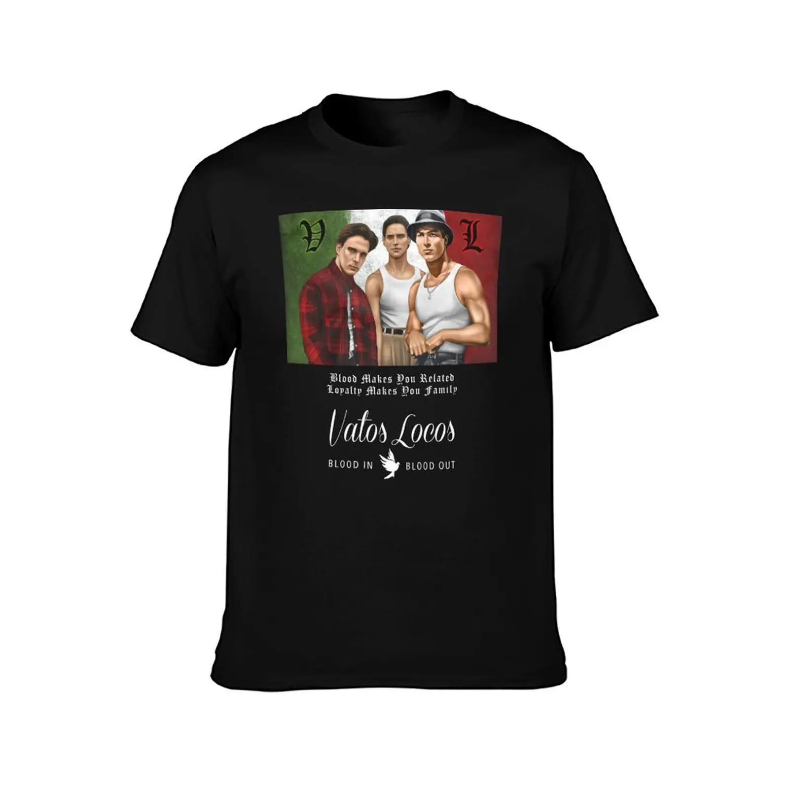 Vatos Locos Forever T-Shirt Large Size Basic Casual T-Shirt