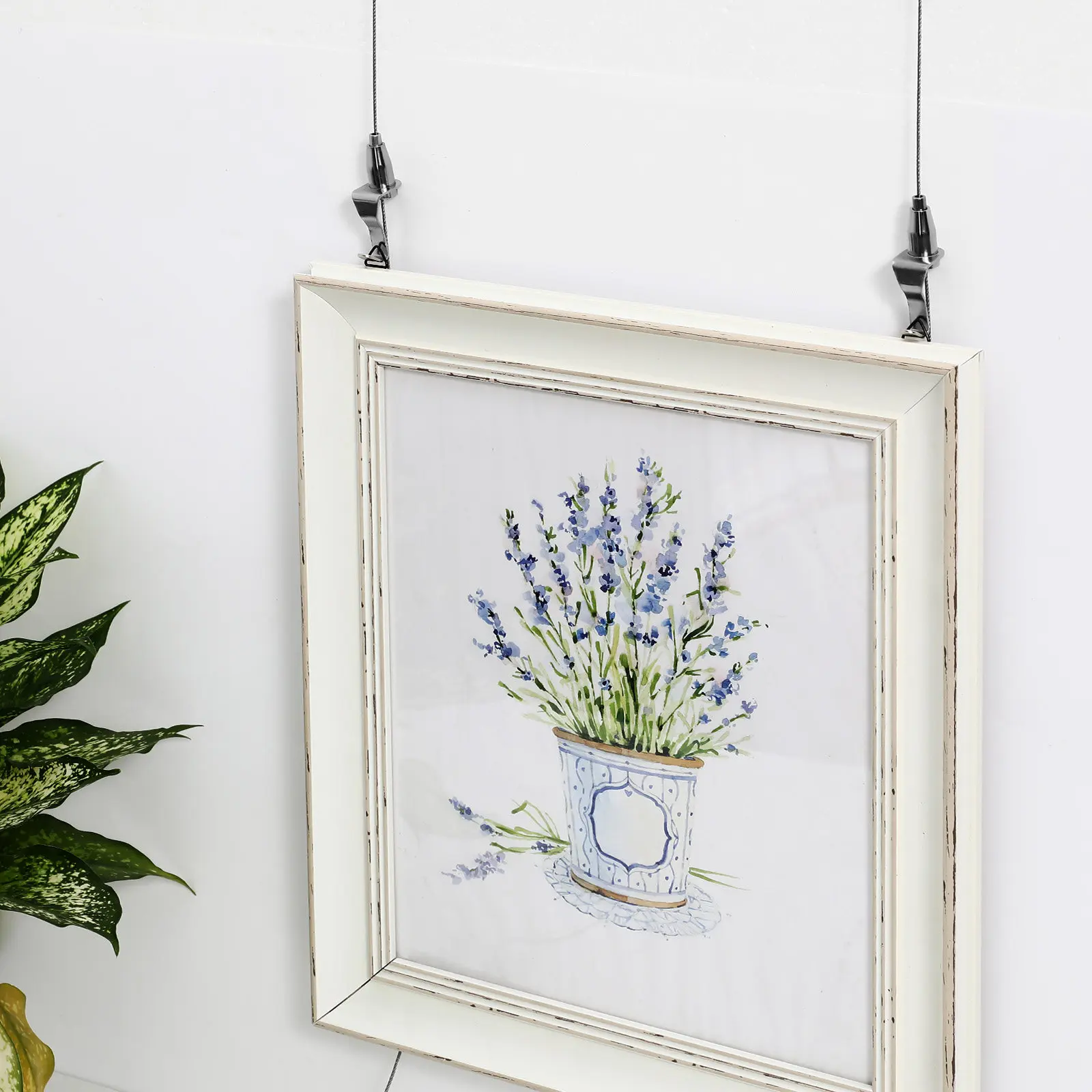 

Набор из 8 комплектов для подвешивания картин: система крепления для картинных рам, сверхмощные регулируемые крючки для галерей, набор для подвешивания картин