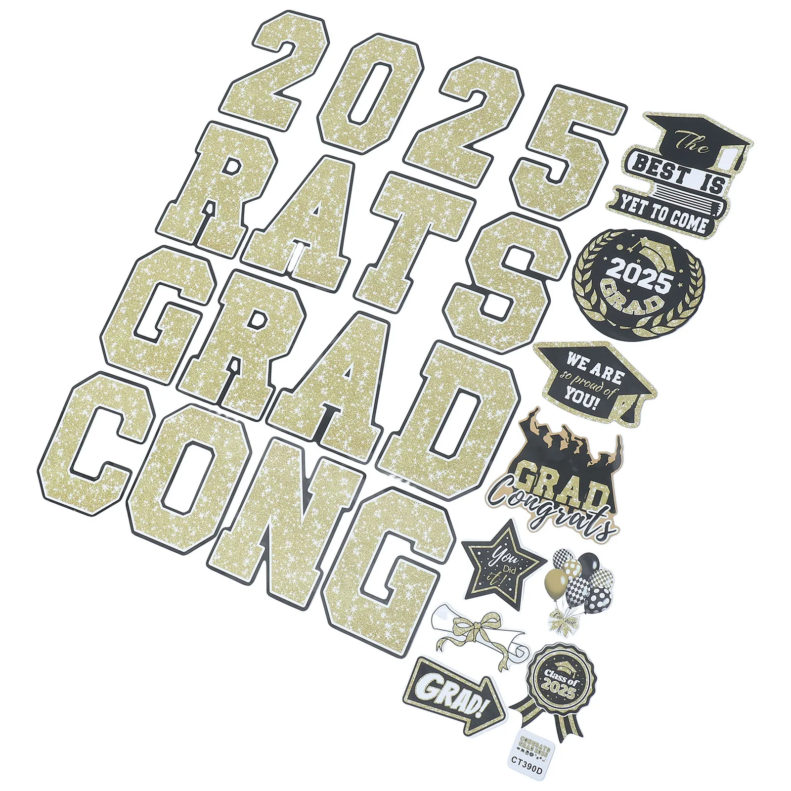 

Graduation Car Stickers Fridge Decoration for Party Decorate Pvc Keepsakes Travel