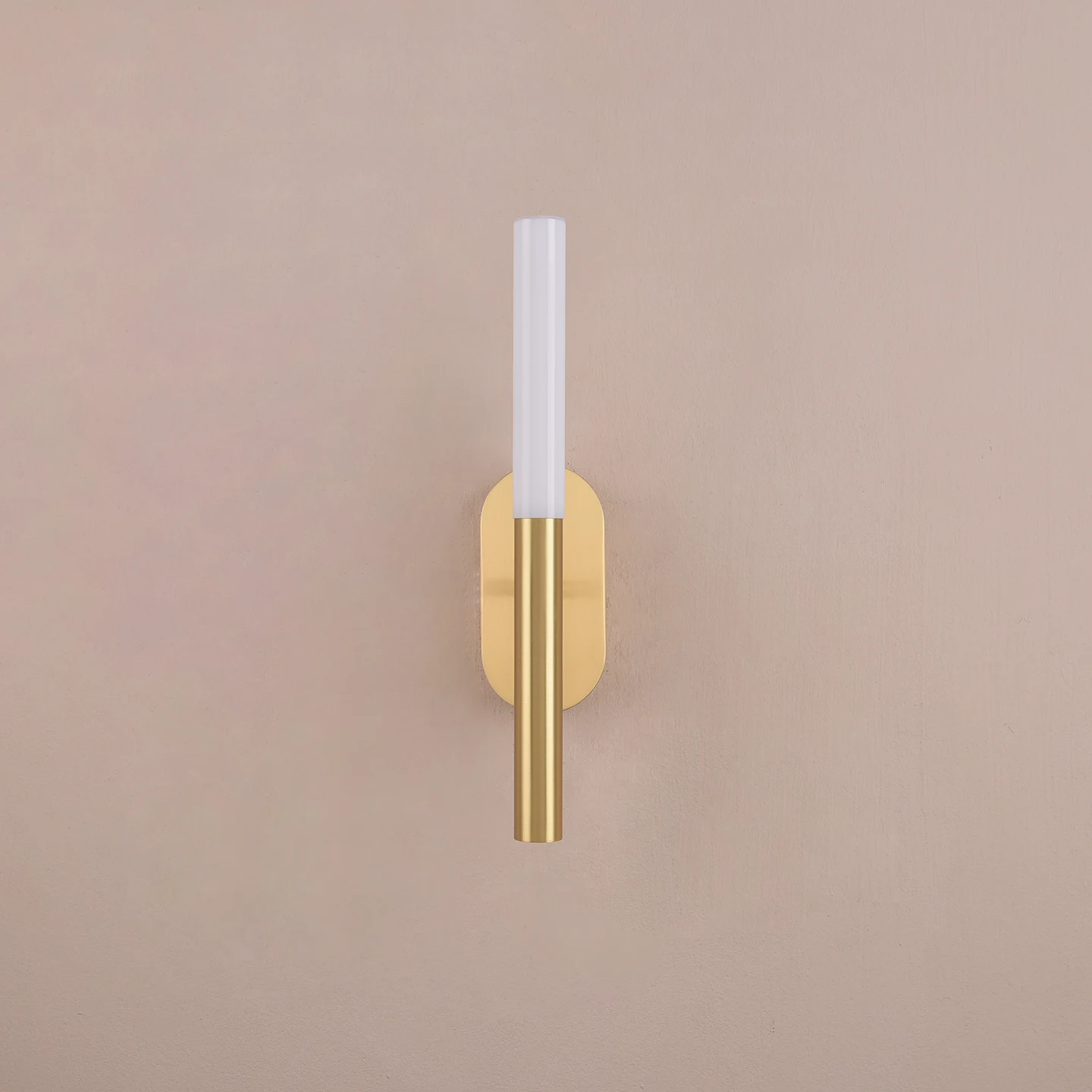 Brass wall lamp，Nordic Simple living room led wall lamp，Corridor fill light，brass bedroom bedside
