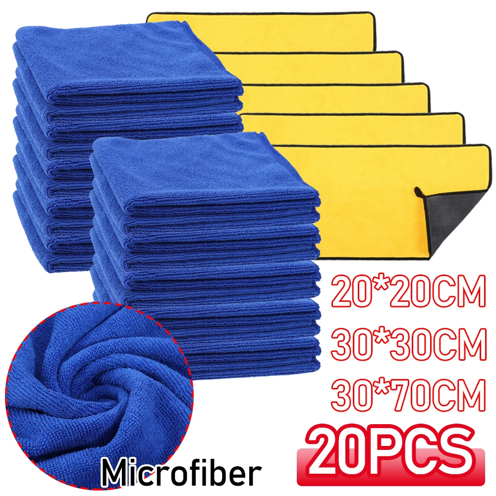 Microfiber Towel Car Microfiber Cloth Wash Towel Microfiber Cleaning Cloth Car Wash Drying Towel Auto Detailing for Home Cleanin