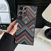 For Samsung Galaxy S24 ultra S23 PLUS Kevlar carbon fiber texture phone case for Samsung S24 S23 magsafe Shockproof light case