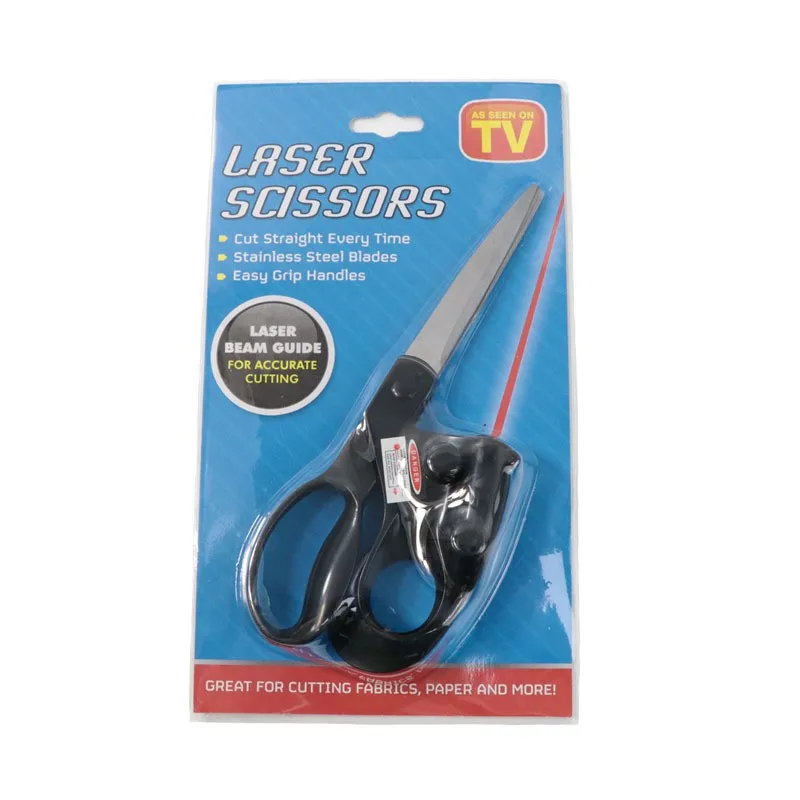 Cosplay Prop Making Laser Scissors Stainless Steel Blade Cutting Tool Costume DIY Prop Craft Accurate Trimming with Laser Guide