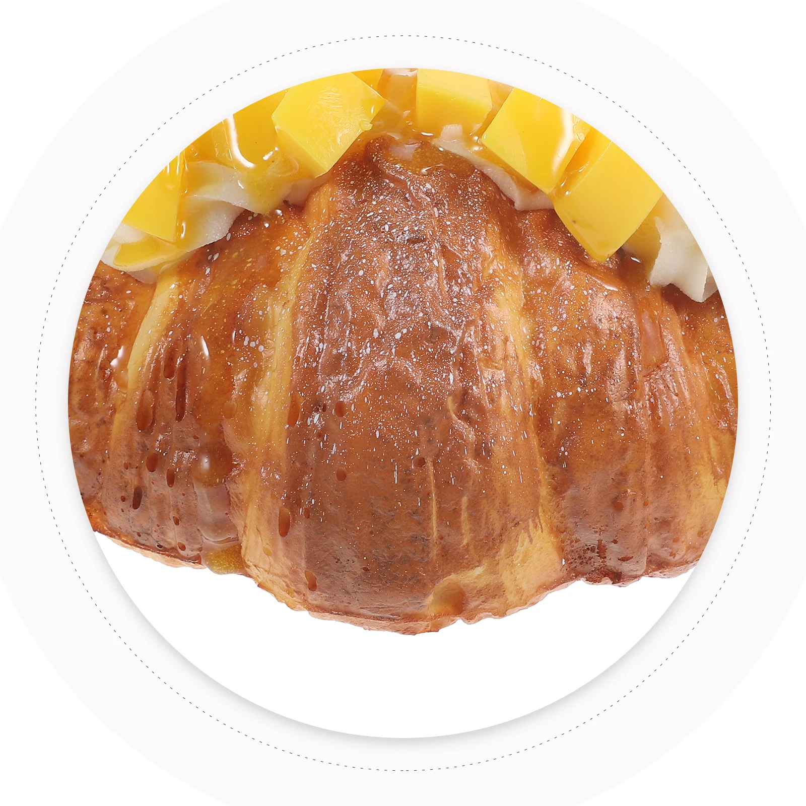 

Decorate Simulated Croissant Croissants Fake Bread Pu Artificial for Decoration