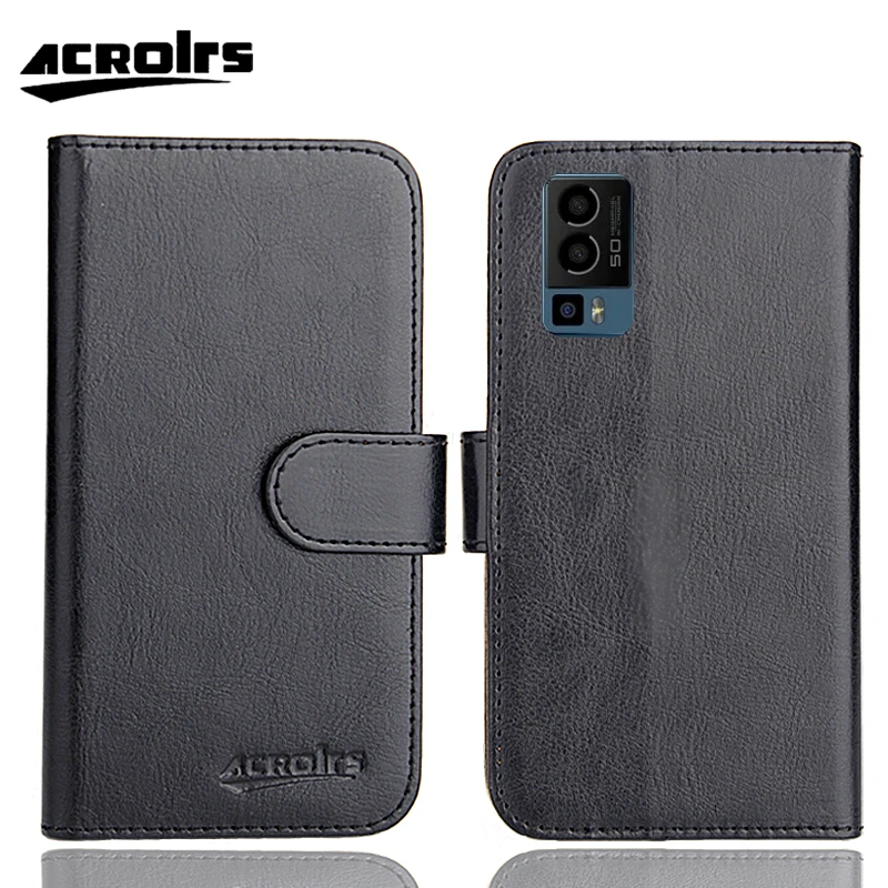 

General Mobile GM 23 Case 6.52" 6 Colors Flip Ultra-thin Fashion Customize Soft Leather Exclusive Phone Crazy Horse Cover