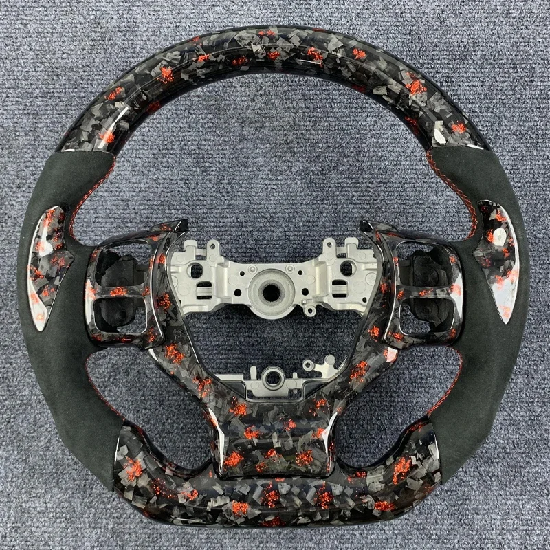 Carbon Fiber Steering Wheel For Lexus RCF IS ISF ES ES250 IS250 IS300 Perforated Leather Customized