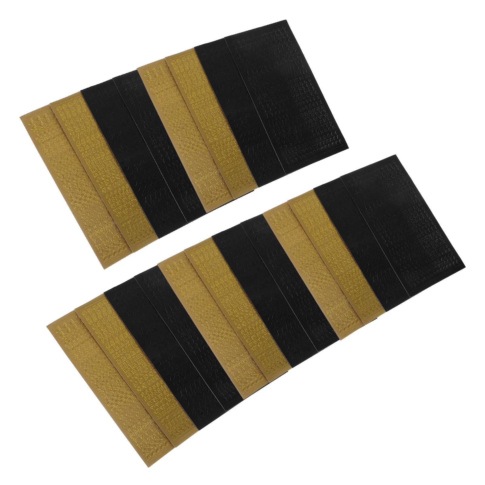 

20 листов наклейки с буквами английского алфавита, самоклеящиеся золотые блестящие декоративные открытки для скрапбукинга, фотоальбомы, поделки