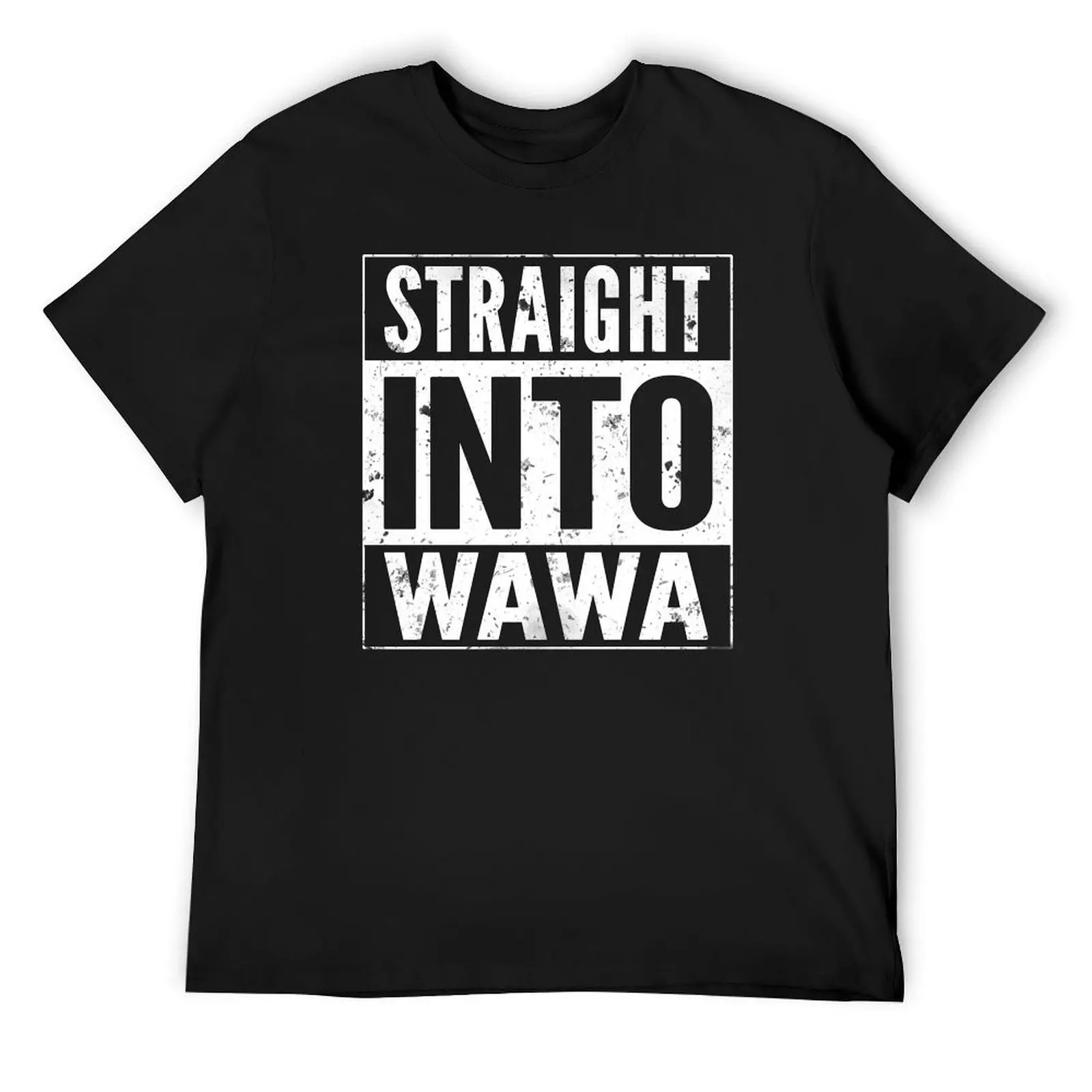 

Straight into Wawa - Delco T-Shirt anime valentines clothes man clothes T-shirt men