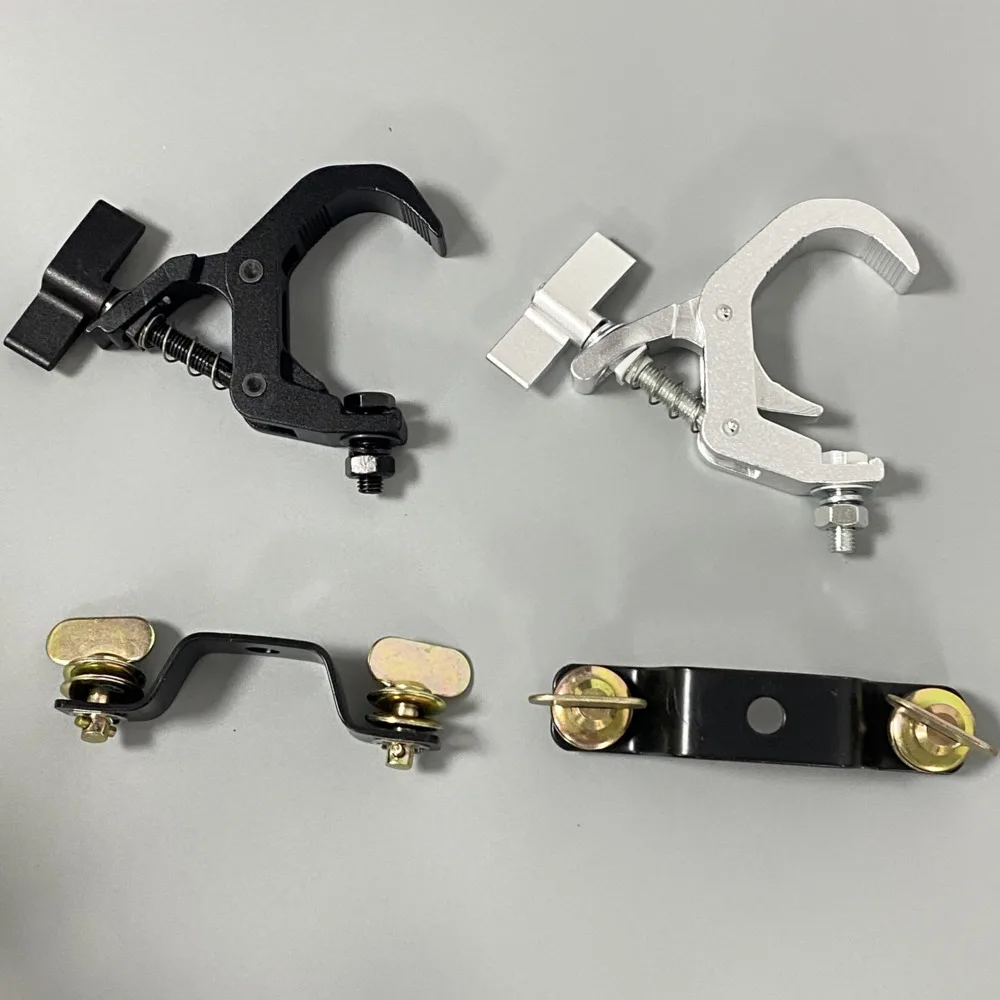 Aluminum Truss Clamp Heavy Duty C-Hook Beam LED Moving Head Light Bracket C-Clamp Claws Stage Lighting DIY Mounting Accessories