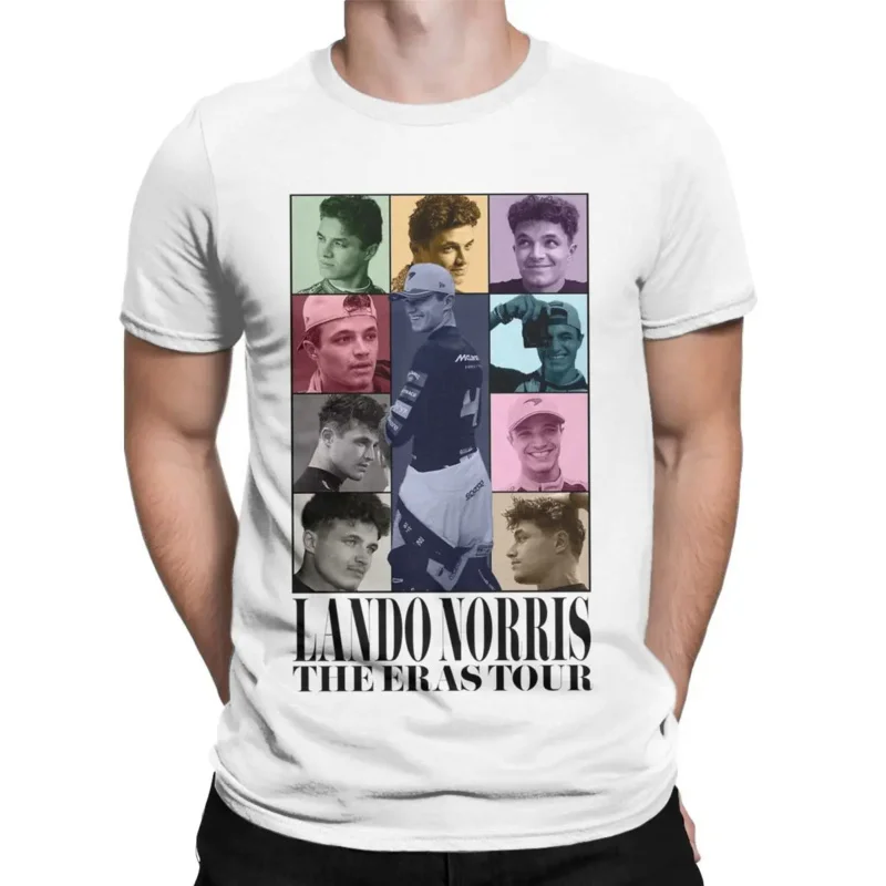 Y2K Lando Norris The Eras Tour Racing Racer Merch For Men Women Fan Gift Unique Cotton New Arrival Tee Shirts