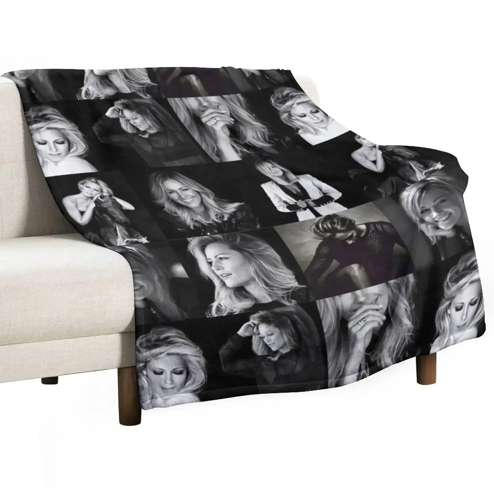 

Helene Fischer Collage Throw Blanket Sleeping Bag Blankets For Sofas Weighted Blankets