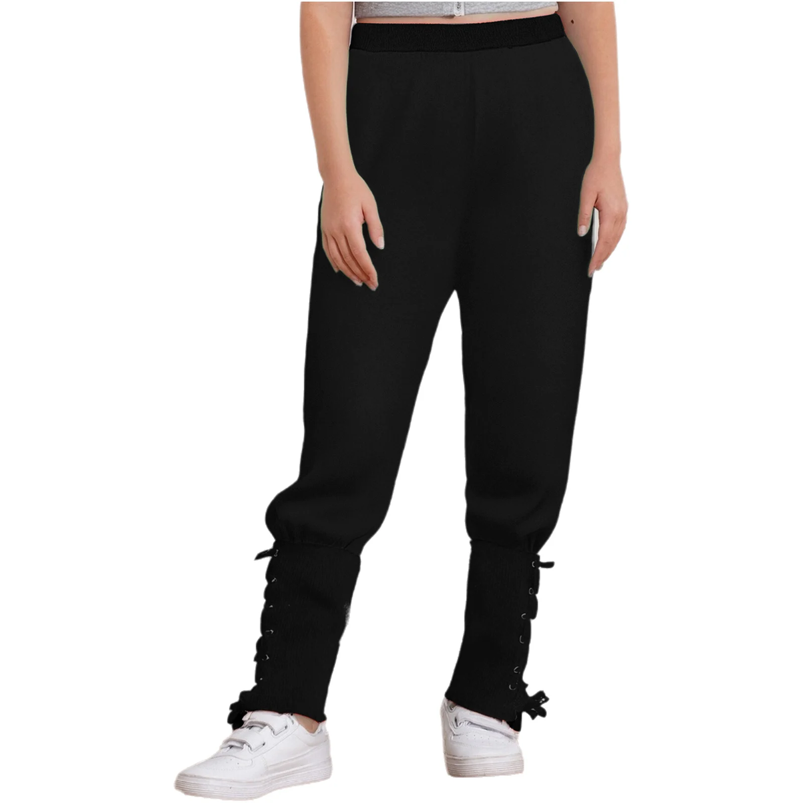 Boys Viking Pirate Pants Halloween Medieval Renaissance Victoria Cosplay Costume Striped Ankle Banded Gothic Vampire Trousers