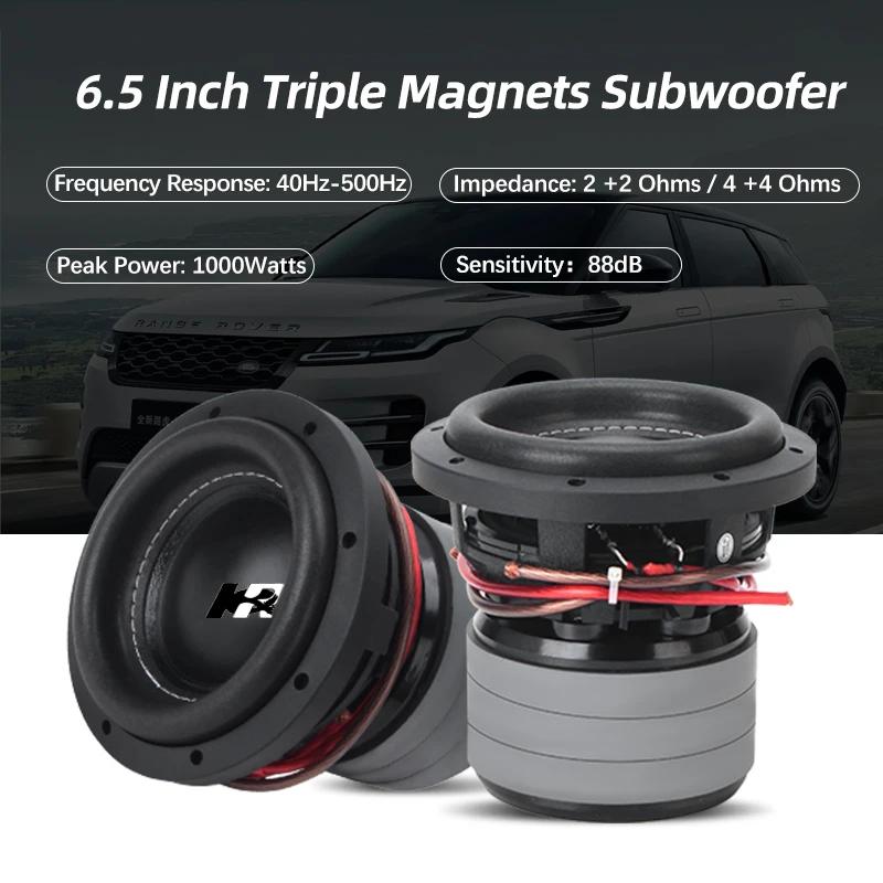 6.5 inch spl subwoofer wholesale subwoofer speaker 90dB super bass powered subwoofer