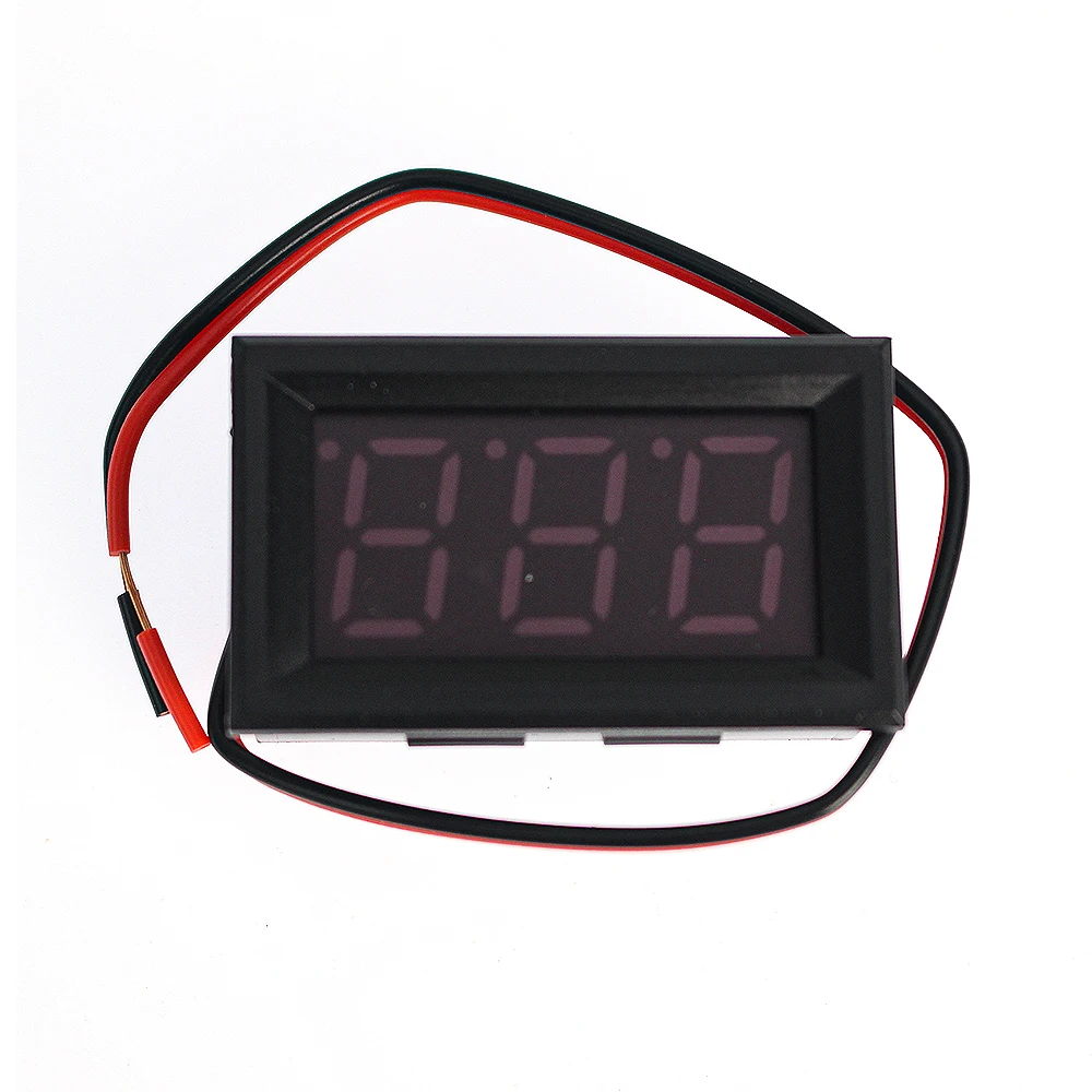 Digital Voltmeter DC 4.5V To 30V LED Display Digital Voltmeter Voltage Panel Meter Red/Blue/Green Mini Tester Panel Ammeter