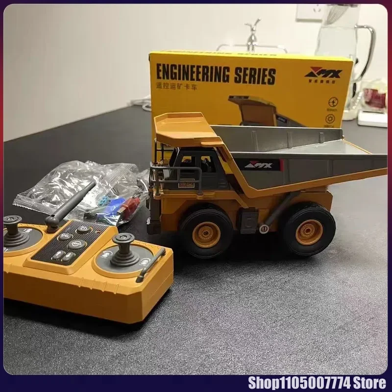 20CM RC ダンプトラック ライトサウンド付きリモコン鉱山トラック 子供用教育建設車両おもちゃギフト