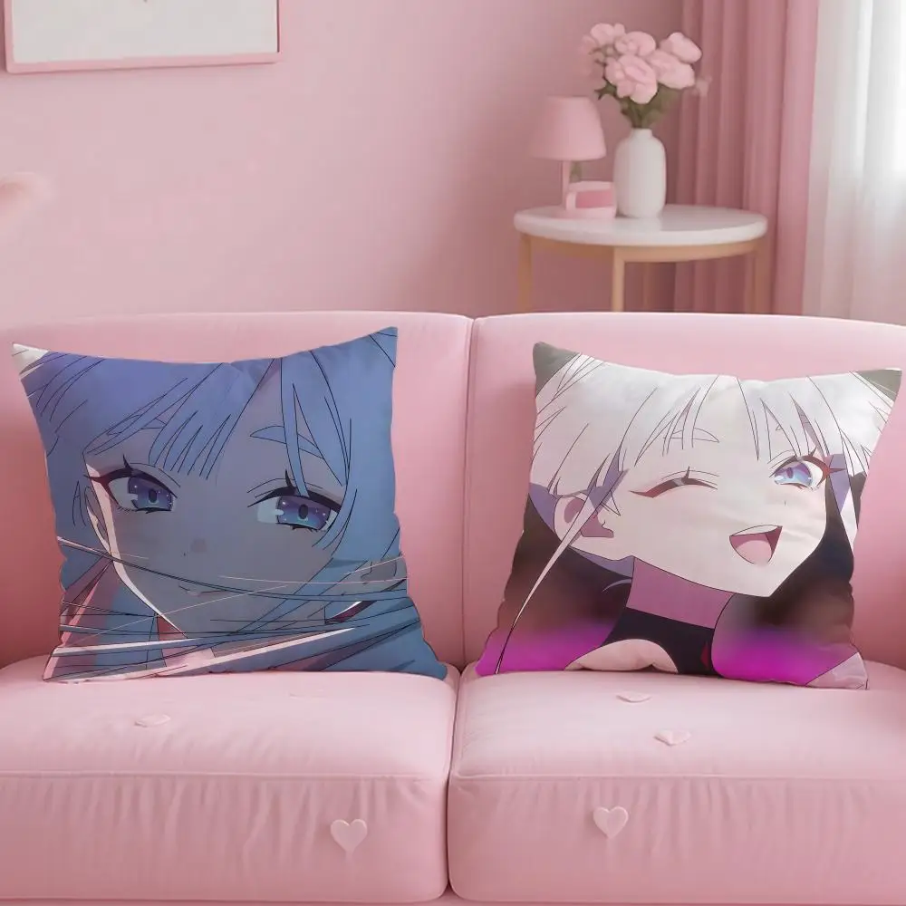Fantasy Anime Cosmic Princess Kaguya! Cushion Cover Soft & Easy-Wash Pillow Case – Versatile for Couch, Bed, Travel and Office