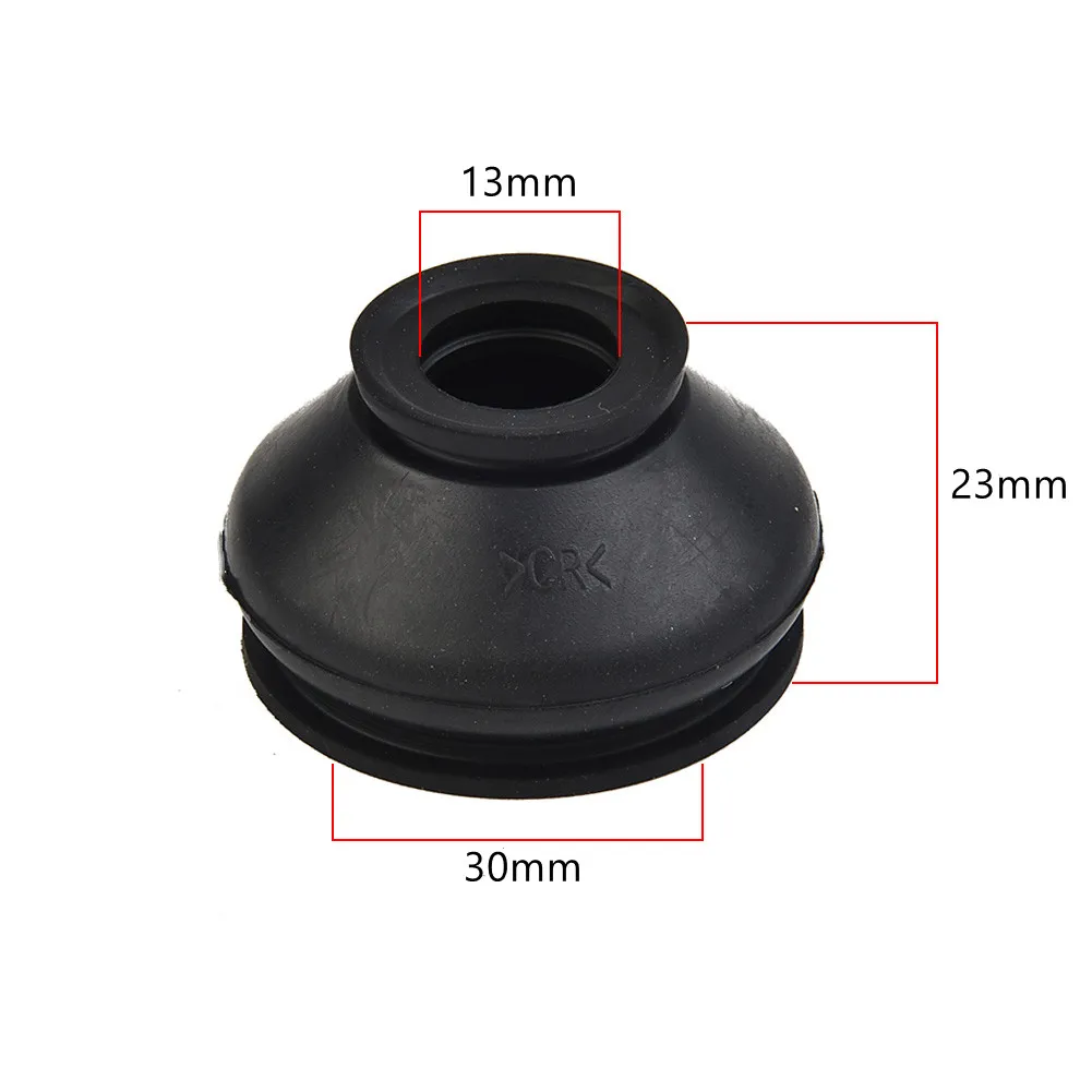 6PCS Turn To Rod Arm Ball Head Dust Protection Rubber Cover Dust Cover Boot Set Black Ball Joint Boot Universal Car Accessories