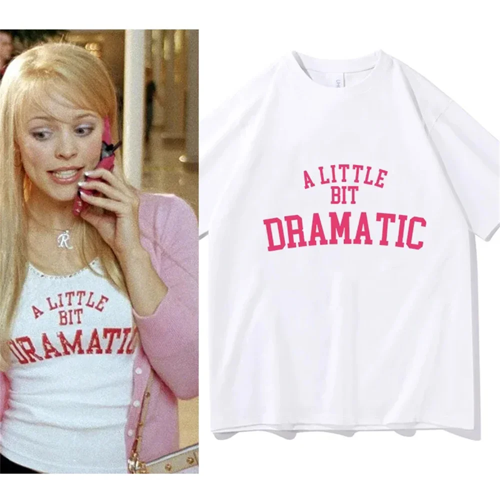 Mean Girls A Little Bit Dramatic top women comic patterned top girl funny harajuku clothes