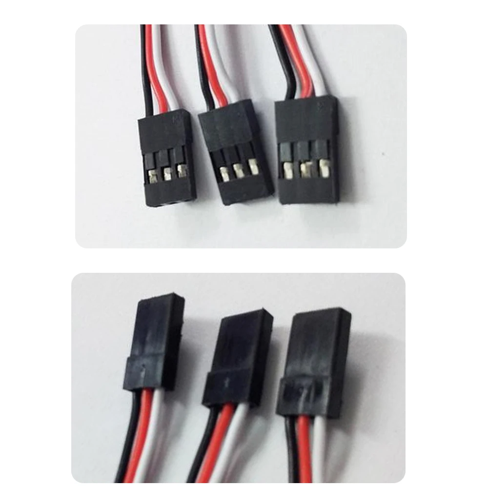 10/20/50/100 Stück JR-Stecker Servo-Verlängerungskabel 10 cm 15 cm 30 cm Stecker auf Stecker für RC-Flugzeug-Quadcopter – Detail 6