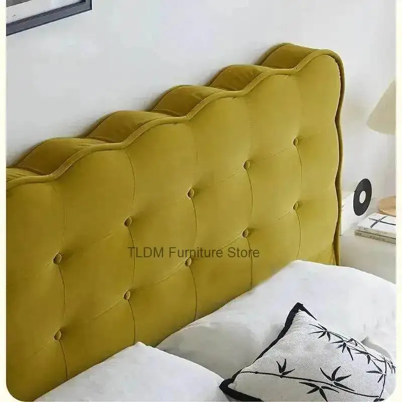 Convenient Chic Headboards for Living Room Cream Style Removable Washable Headboard Modern Minimalist Design Upholstery Guest