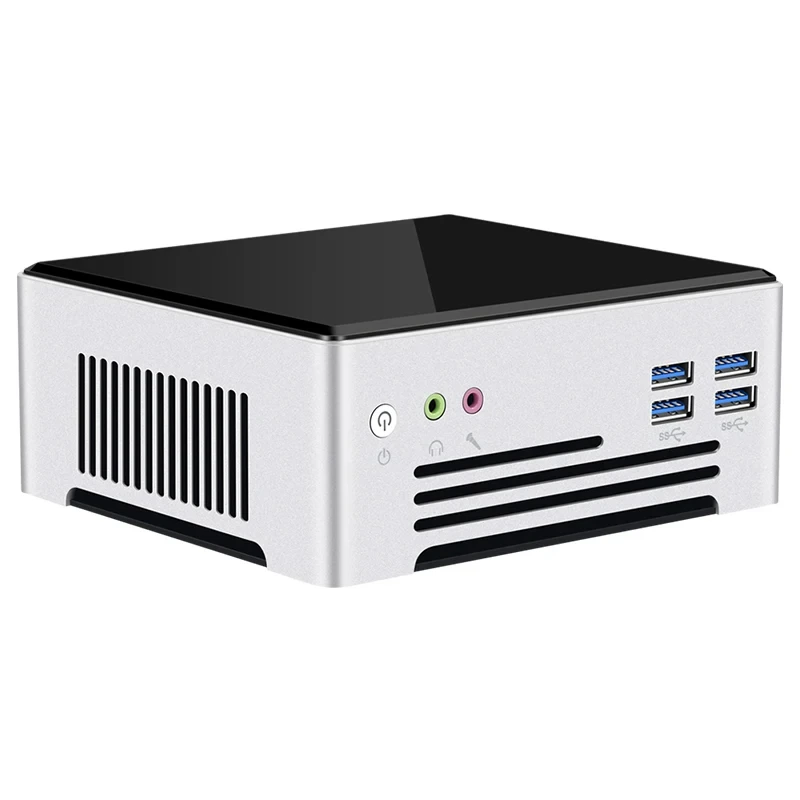 Helorpc i5 i7 Core 7820HQ 8250U 1035G7 9880H Dual LAN 6*USB3.0 Mini PC DDR4 WIFI DP HD 4K Support Win10 Linux Desktop Computer