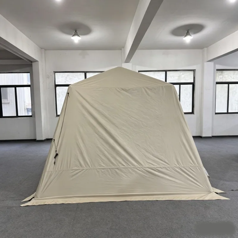 Inflatable canopy outdoor camping, no construction, quick opening, waterproof and sunscreen, multi-person courtyard awning