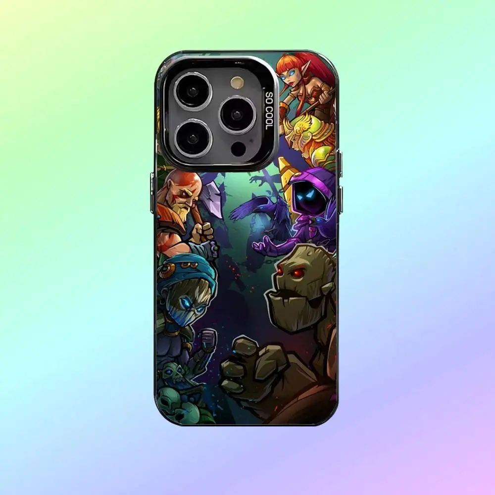 حافظة هاتف D-Dota 2 الرائعة لهاتف iPhone17,16,15,14,13,12,11 Plus، Pro Max غطاء مقاوم للصدمات من الحلوى السوداء غير اللامعة #2