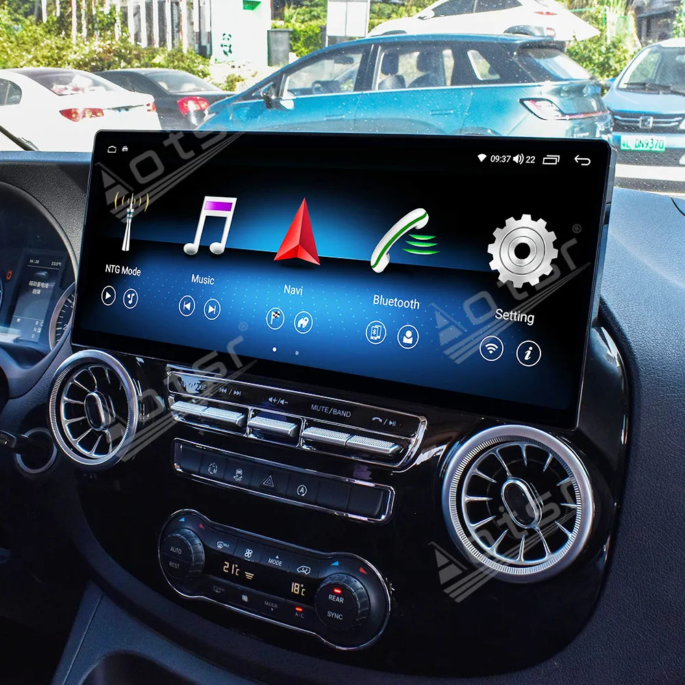 17 Inch Android Screen For Mercedes Benz Vito 2016~2024 Car Multimedia Automotive Carplay GPS Navi Car Radio Stereo Head Unit