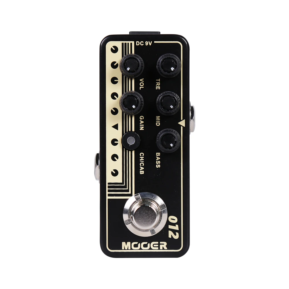 

MOOER 012 US Gold 100 педаль для гитары, цифровые предусилители, классический британский стиль, микро-фотогитара, детали и аксессуары