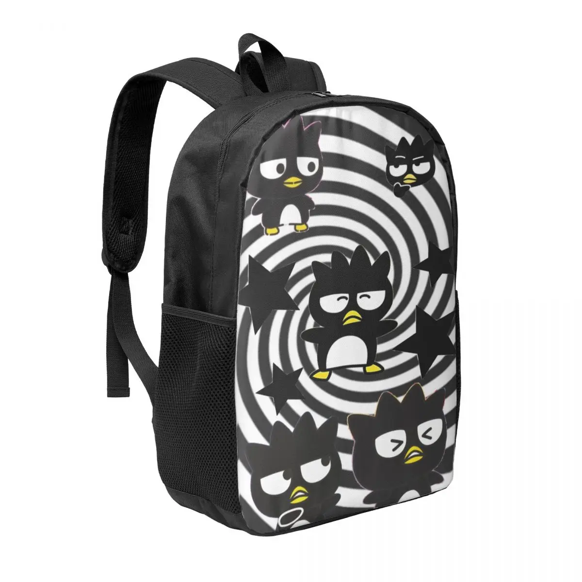 Custom Bad Badtz Maru Swirl Backpacks Men Women Basic Bookbag for College School Bags