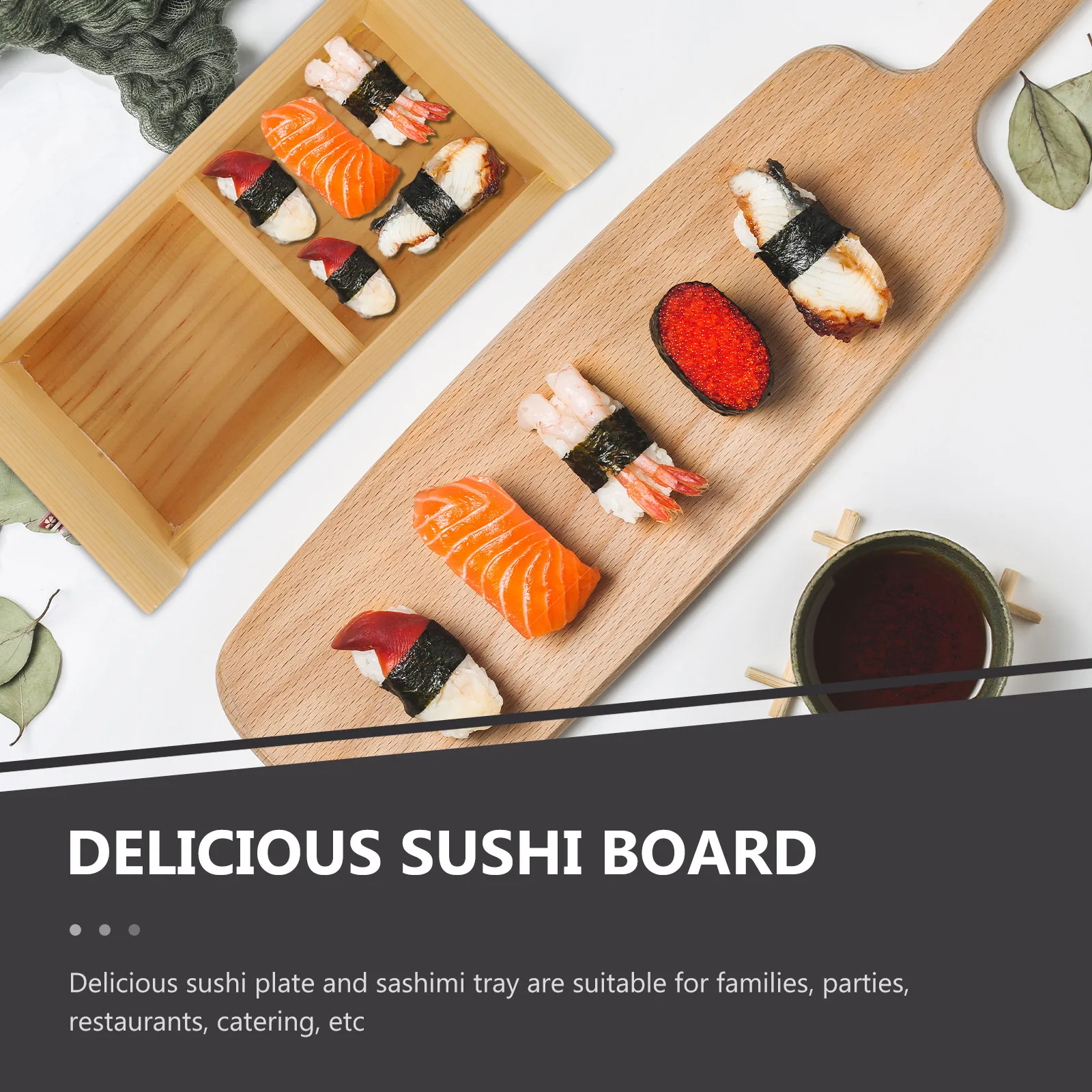1 ชิ้น ถาดไม้สำหรับเสิร์ฟซูชิแ - Meal Prep Simple บทวิจารณ์และราคา