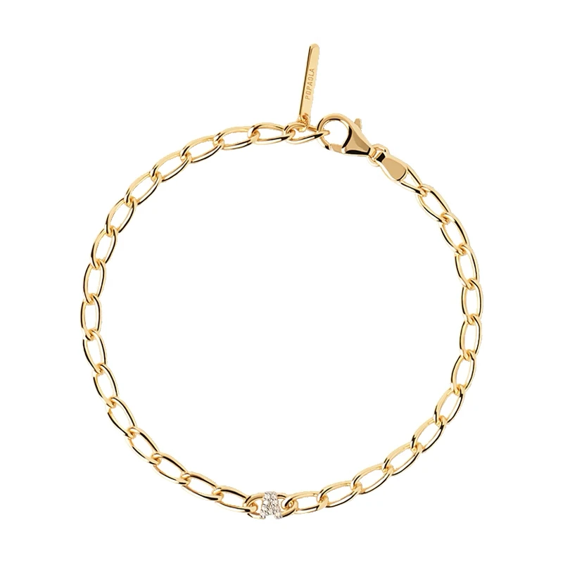 925 Sterling Silver Letter Bracelet Personality Charm Simple Name Initials Bracelet Birthday Gift for Women's Exquisite Jewelry