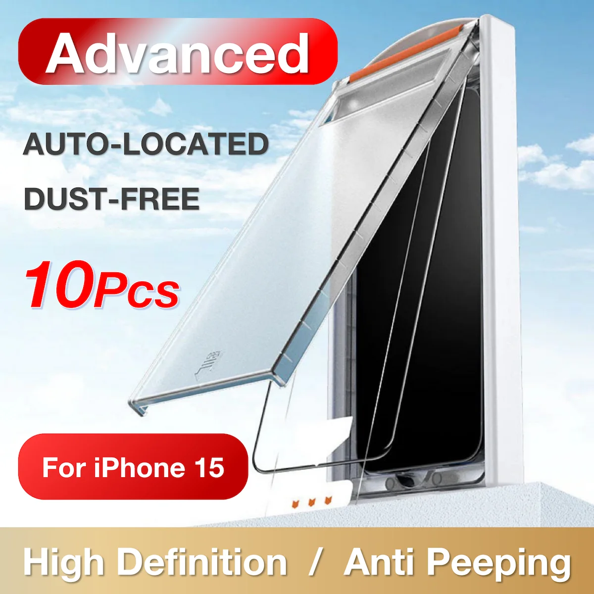 

Закаленное стекло для IPhone 15 Pro Max, закаленное стекло для iPhone 14 13 12 Pro Max, защитная пленка для экрана, антибликовое стекло Magicjohn