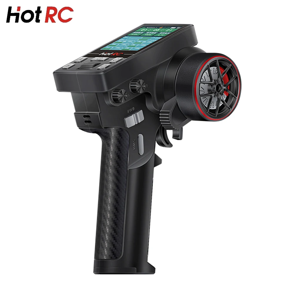 Hotrc Hot Rc CT-8B CT8B 2.4Ghz 10Ch Remote Control F-08A F08A 8Ch Receiver 300m Range For Rc Cars/ Ships/ Tanks Parts