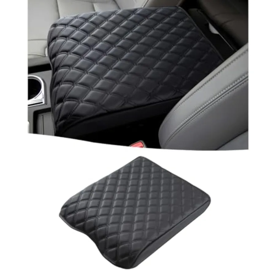 

Custom Fit Center Console Cover for Toyota 2014 2015 2016 2017 2018 2019 2020 2021, Waterproof Faux Leather Armrest Console Cov